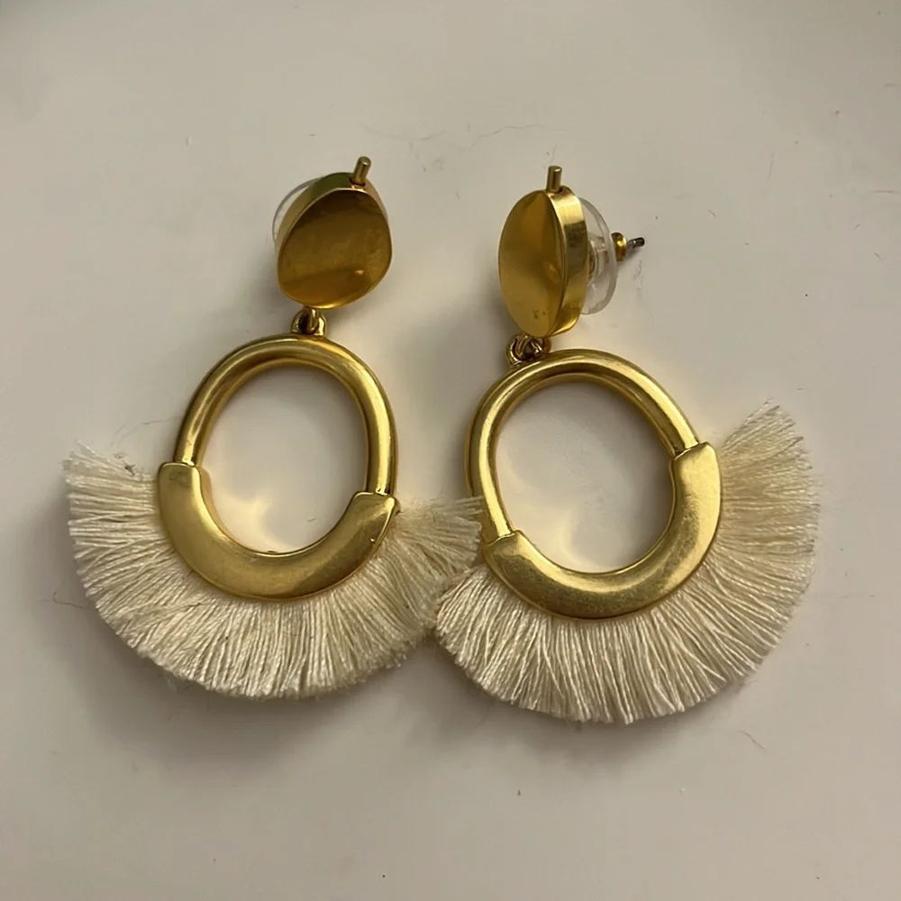 Madewell Fringe Statement Earrings - Picture 3 of 3
